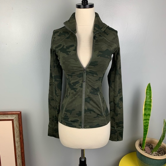 lululemon athletica Jackets & Blazers - Lululemon Savasana Camo Forme Jacket Fatigue